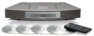 Bose Wave music system multi-CD changer, Titanium Silver
