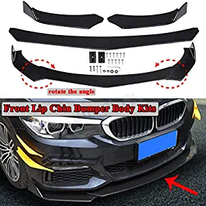 Universal Front Bumper Lip Body Kit Spoiler For Honda Civi BMW Audi Benz Mazda