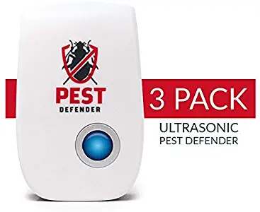 Pest Defender - (3-Pack) - Ultrasonic Electronic Pest Repeller Plug in Indoor