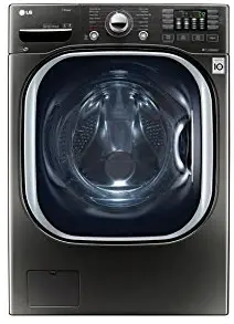 LG WM4370HKA 27" Black Stainless Steel Series Front Load Washer with 4.5 cu. ft. Capacity, in Black Stainless Steel
