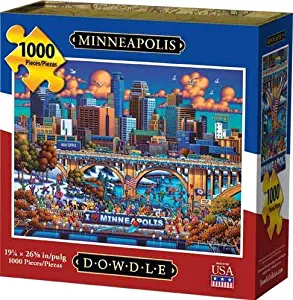 Dowdle 10414 19.25 x 26.6 in. Minneapolis Jigsaw Puzzle - 1000 Piece