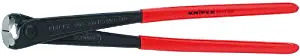 KNIPEX Tools - High Leverage Concreters' Nippers, Plastic Coated (9911300)