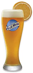 Blue Moon XL 23 Oz Wheat Beer Glass | Set of 2 Bar Edition Glasses
