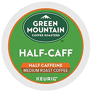 Green Mountain Coffee Roasters Half-Caff, Single Serve Coffee K-Cup Pod, Medium Roast, 24