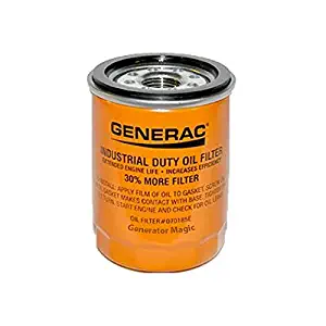 Generac - Oil Filter 90 Logo ORNG-CAN - 070185ES 90mm High Capacity (30% More Filter)