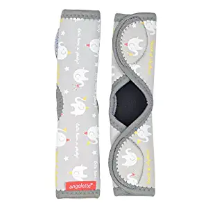 angelette Baby Stroller Handle Covers-Grip Covers … (Grey Elephant)