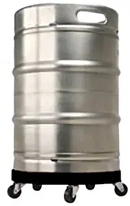 Half-Barrel Keg Dolly - Inexpensive and Easy Way to Move Half-Barrel Kegs and Large Heavy Pots - Transport Kegs from Walk-in to Keg Fridge at Bar - Makes it Easy to Roll Kegs to Mop Cooler Floor