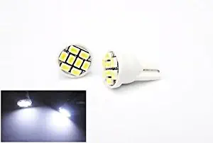 LEDIN WHITE 8 SMD LED T10 168 194 Courtesy Light Bulb