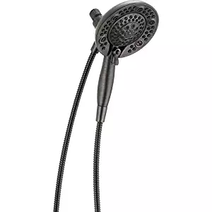 Delta 75588RB In2ition 2.5 GPM Dual Hand Held Rain Shower Heads 2-In-1 Combo With Holder and 72 Inch Hose, Venetian Bronze Finish