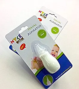Baby Nasal Aspirator for Nose Suction and Stuffy Nose from Nyce Global, Reusable, Free from Excess Mucus, Guaranteed Comfortable Breath and Cleanliness.