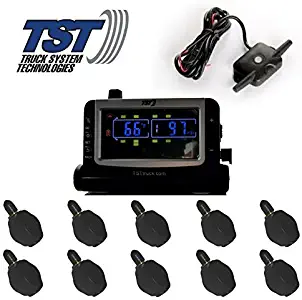 Truck Systems Technology TST 507 Tire Pressure Monitor w/ 10 Flow-Thru Sensors with Color Display